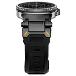 エクスプローラーメタルコネクターシリコンウォッチバンド、Samsung Galaxy Watch8 / Watch8 Classic用