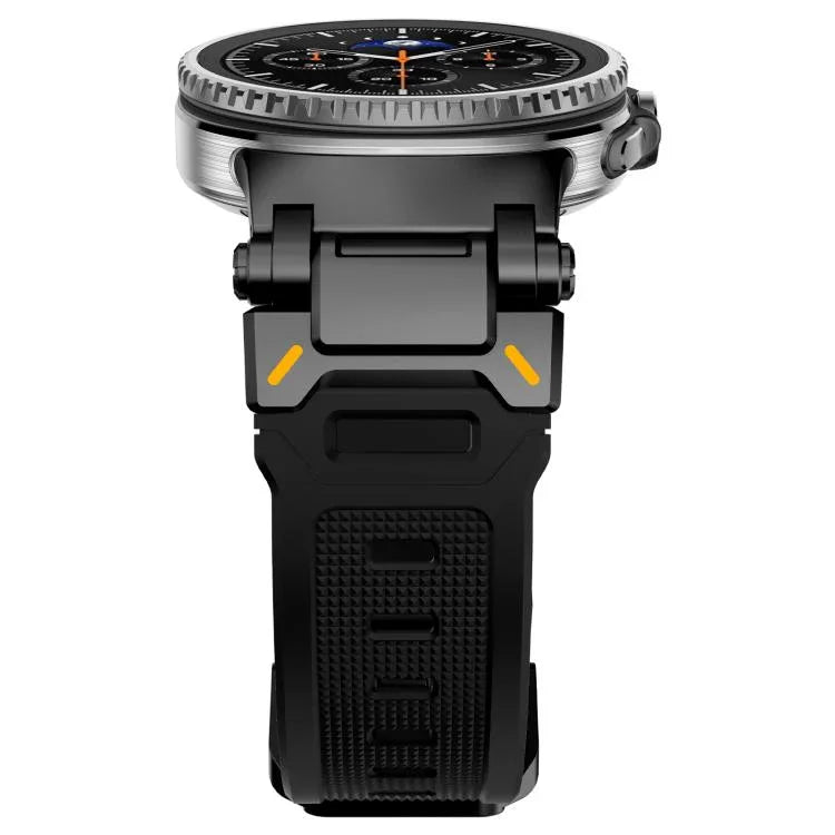エクスプローラーメタルコネクターシリコンウォッチバンド、Samsung Galaxy Watch8 / Watch8 Classic用