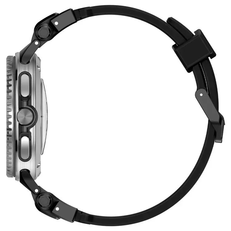 エクスプローラーメタルコネクターシリコンウォッチバンド、Samsung Galaxy Watch8 / Watch8 Classic用