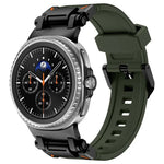 エクスプローラーメタルコネクターシリコンウォッチバンド、Samsung Galaxy Watch8 / Watch8 Classic用