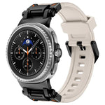 エクスプローラーメタルコネクターシリコンウォッチバンド、Samsung Galaxy Watch8 / Watch8 Classic用