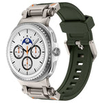 エクスプローラーメタルコネクターシリコンウォッチバンド、Samsung Galaxy Watch8 / Watch8 Classic用