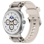 エクスプローラーメタルコネクターシリコンウォッチバンド、Samsung Galaxy Watch8 / Watch8 Classic用