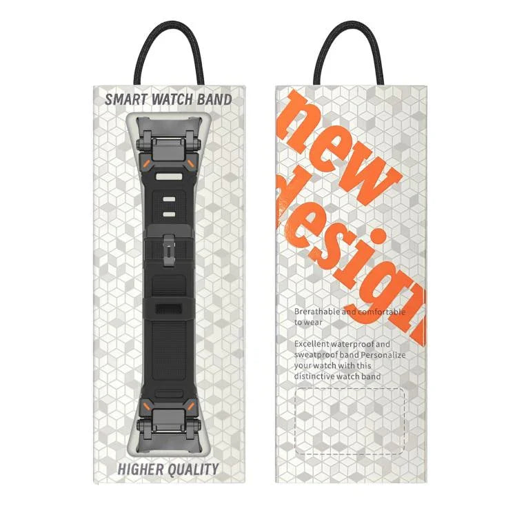 エクスプローラーメタルコネクターシリコンウォッチバンド、Samsung Galaxy Watch8 / Watch8 Classic用