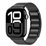 磁気織り込みI字型ステンレススチール時計バンド、Apple Watch 46mm / 49mm / 45mm / 44mm用、Apple Watch 42mm / 41mm / 40mm / 38mm用