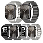 磁気織り込みI字型ステンレススチール時計バンド、Apple Watch 46mm / 49mm / 45mm / 44mm用、Apple Watch 42mm / 41mm / 40mm / 38mm用