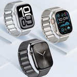 磁気織り込みI字型ステンレススチール時計バンド、Apple Watch 46mm / 49mm / 45mm / 44mm用、Apple Watch 42mm / 41mm / 40mm / 38mm用