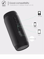 BQ615 PRO カラフルLED ワイヤレス HiFi ステレオスピーカー Bluetooth + TFカードプレーヤー + FMラジオ + AUX + NFC搭載 BQ615 PRO