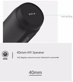 BQ615 PRO カラフルLED ワイヤレス HiFi ステレオスピーカー Bluetooth + TFカードプレーヤー + FMラジオ + AUX + NFC搭載 BQ615 PRO