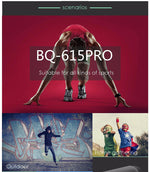 BQ615 PRO カラフルLED ワイヤレス HiFi ステレオスピーカー Bluetooth + TFカードプレーヤー + FMラジオ + AUX + NFC搭載 BQ615 PRO