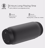 BQ615 PRO カラフルLED ワイヤレス HiFi ステレオスピーカー Bluetooth + TFカードプレーヤー + FMラジオ + AUX + NFC搭載 BQ615 PRO
