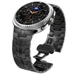 バタフライバックルステンレススチールウォッチバンド、Samsung Galaxy Watch8 / Watch8 Classic用