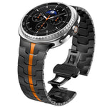バタフライバックルステンレススチールウォッチバンド、Samsung Galaxy Watch8 / Watch8 Classic用