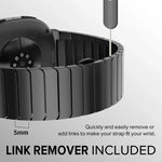 ワンビーズバタフライバックルステンレススチールウォッチバンド、Samsung Galaxy Watch8 / Watch8 Classic用