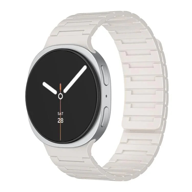 ソフトシリコンマグネットウォッチバンド、Samsung Galaxy Watch8 / Watch8 Classic用