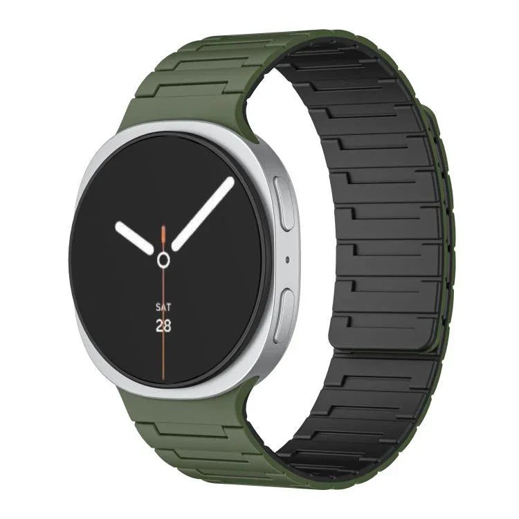 Soft Silicone Magnetic Watch Band, For Samsung Galaxy Watch8 / Watch8 Classic