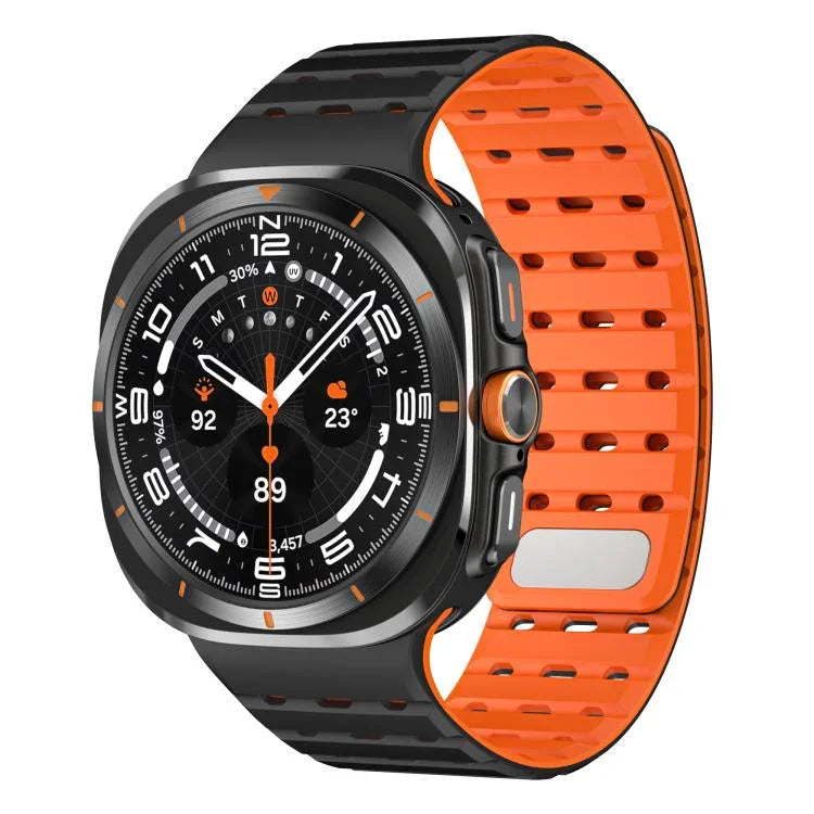 通気性シリコンマグネットウォッチバンド、Samsung Galaxy Watch Ultra 47mm / Ultra 2025用