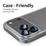 Kalebol アーマー全面カバーメタルレンズリングプロテクターフィルム、iPhone 17用