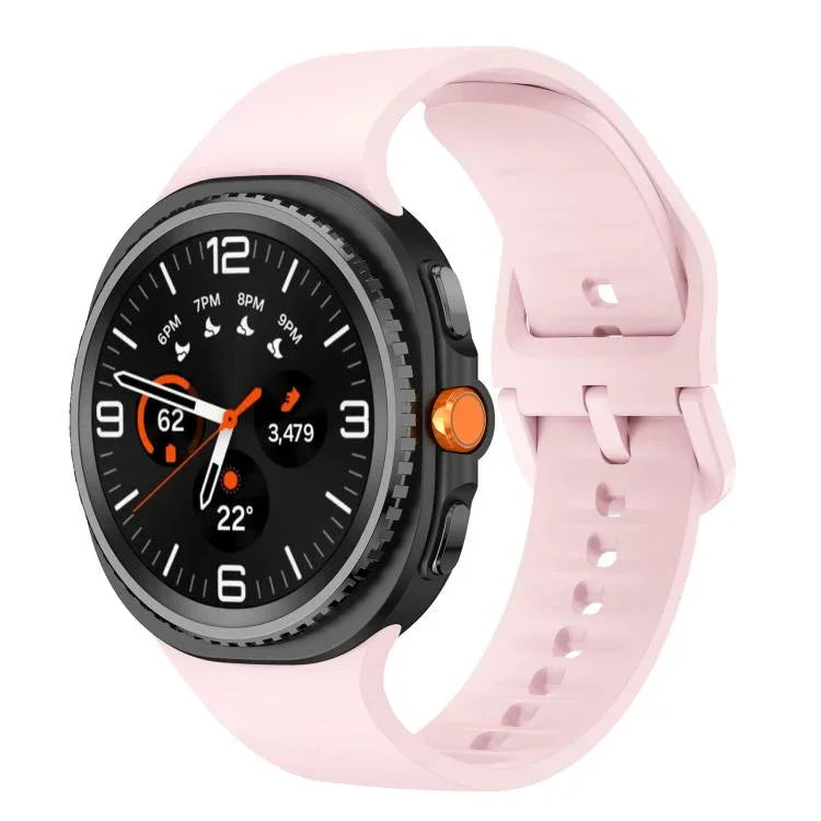 フラット単色シリコンウォッチバンド、Samsung Galaxy Watch8 / Watch8 Classic用