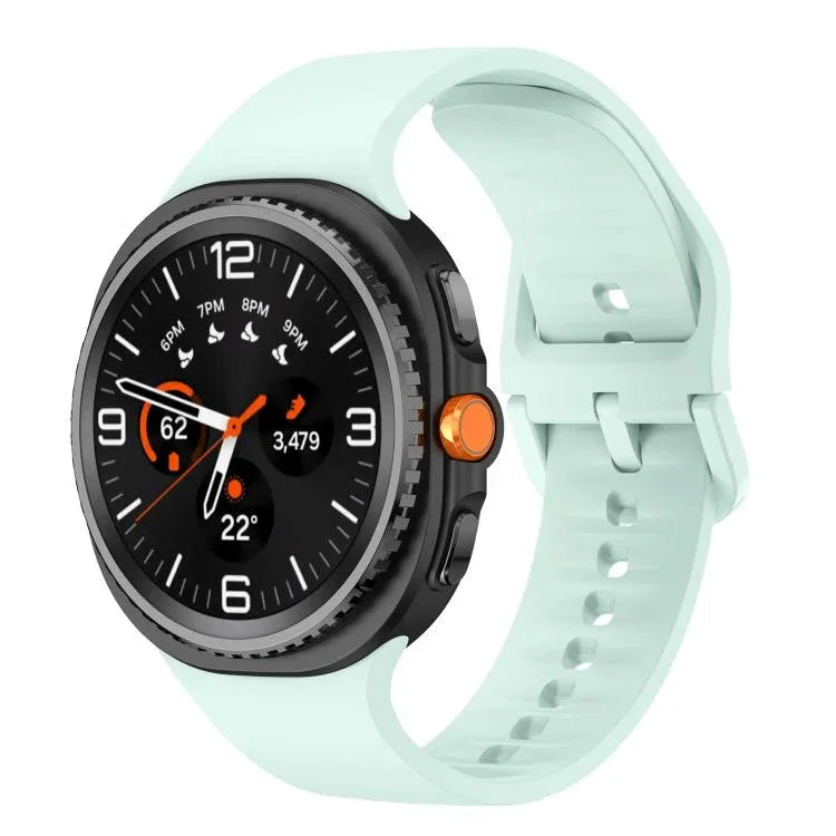 フラット単色シリコンウォッチバンド、Samsung Galaxy Watch8 / Watch8 Classic用