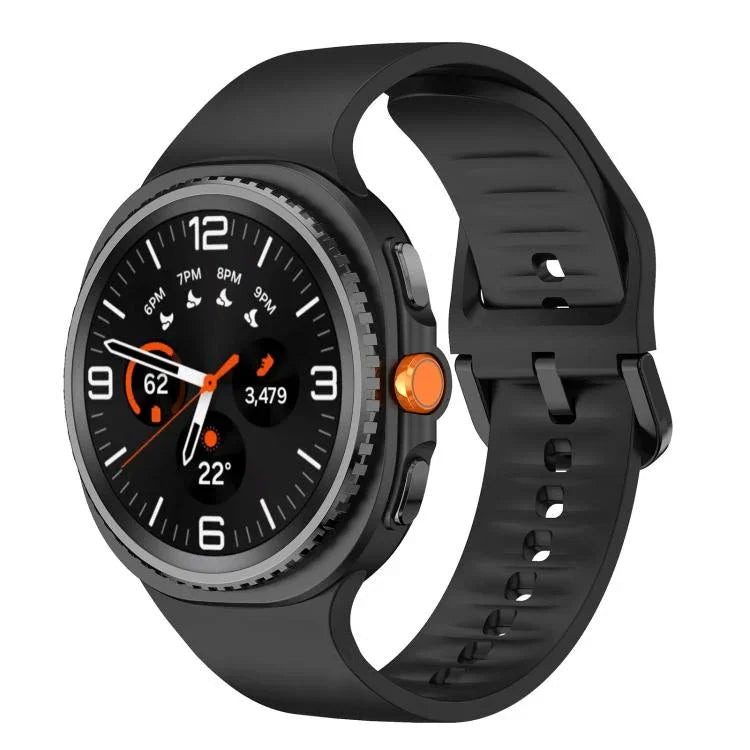 フラット単色シリコンウォッチバンド、Samsung Galaxy Watch8 / Watch8 Classic用