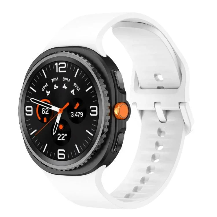 フラット単色シリコンウォッチバンド、Samsung Galaxy Watch8 / Watch8 Classic用