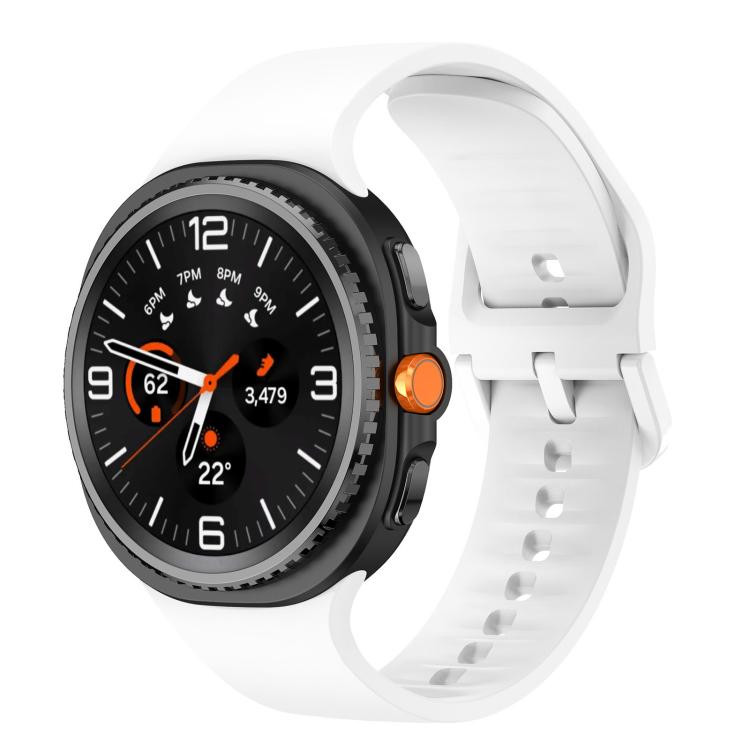 フラット単色シリコンウォッチバンド、Samsung Galaxy Watch8 / Watch8 Classic用