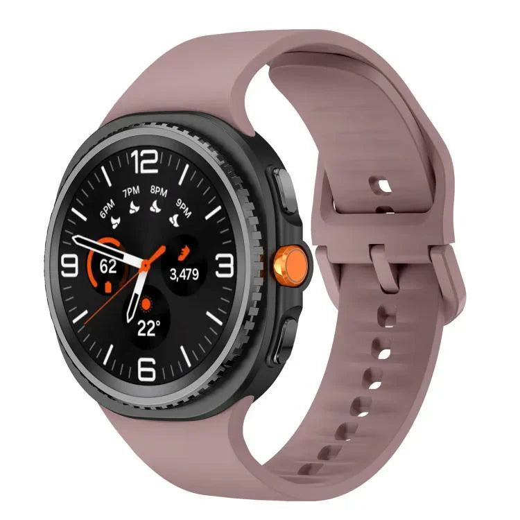 フラット単色シリコンウォッチバンド、Samsung Galaxy Watch8 / Watch8 Classic用