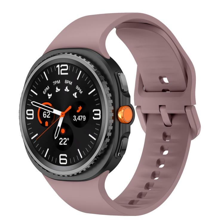 フラット単色シリコンウォッチバンド、Samsung Galaxy Watch8 / Watch8 Classic用