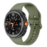 フラット単色シリコンウォッチバンド、Samsung Galaxy Watch8 / Watch8 Classic用