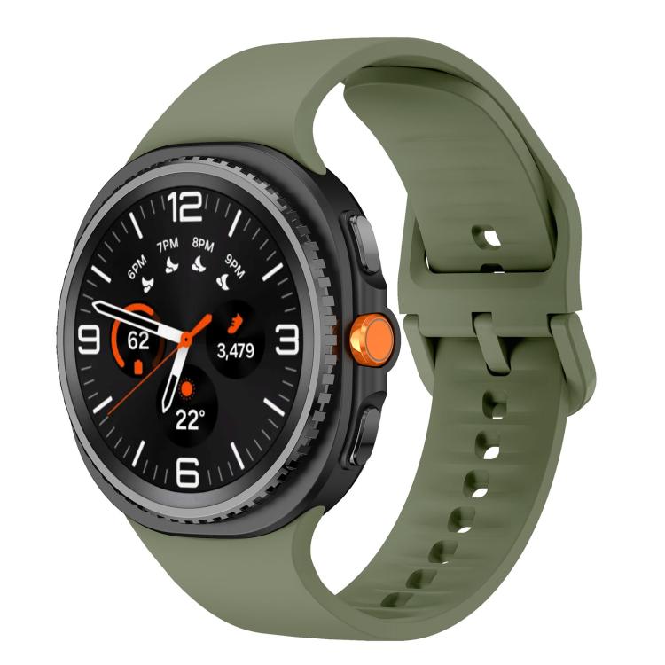 フラット単色シリコンウォッチバンド、Samsung Galaxy Watch8 / Watch8 Classic用