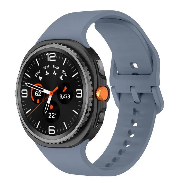 フラット単色シリコンウォッチバンド、Samsung Galaxy Watch8 / Watch8 Classic用
