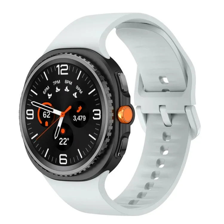 フラット単色シリコンウォッチバンド、Samsung Galaxy Watch8 / Watch8 Classic用