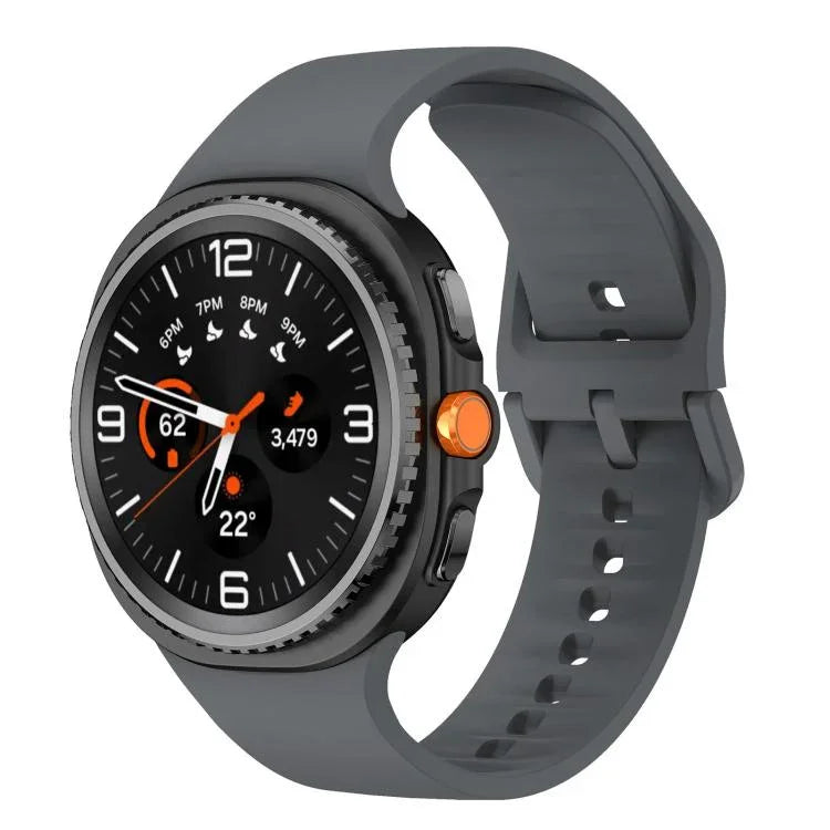 フラット単色シリコンウォッチバンド、Samsung Galaxy Watch8 / Watch8 Classic用