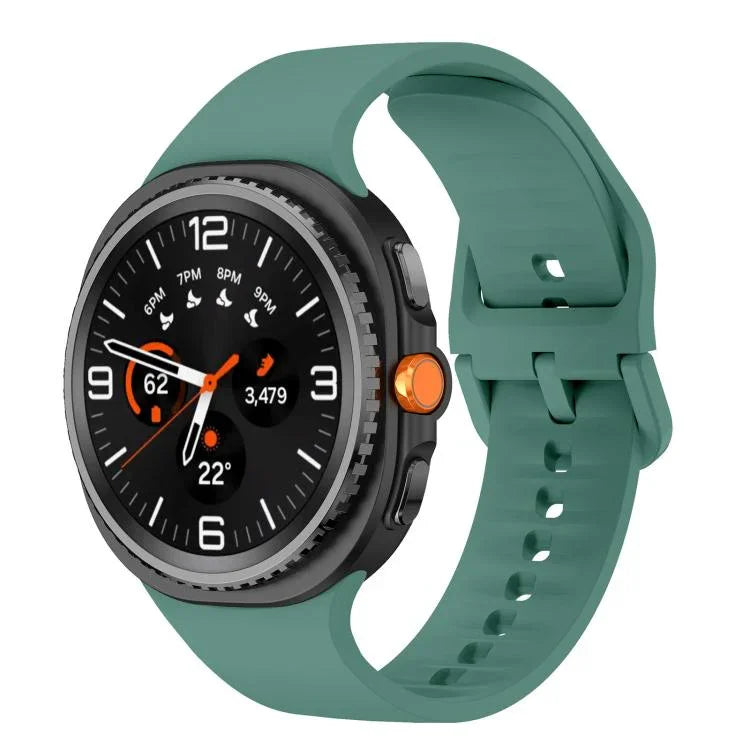 フラット単色シリコンウォッチバンド、Samsung Galaxy Watch8 / Watch8 Classic用