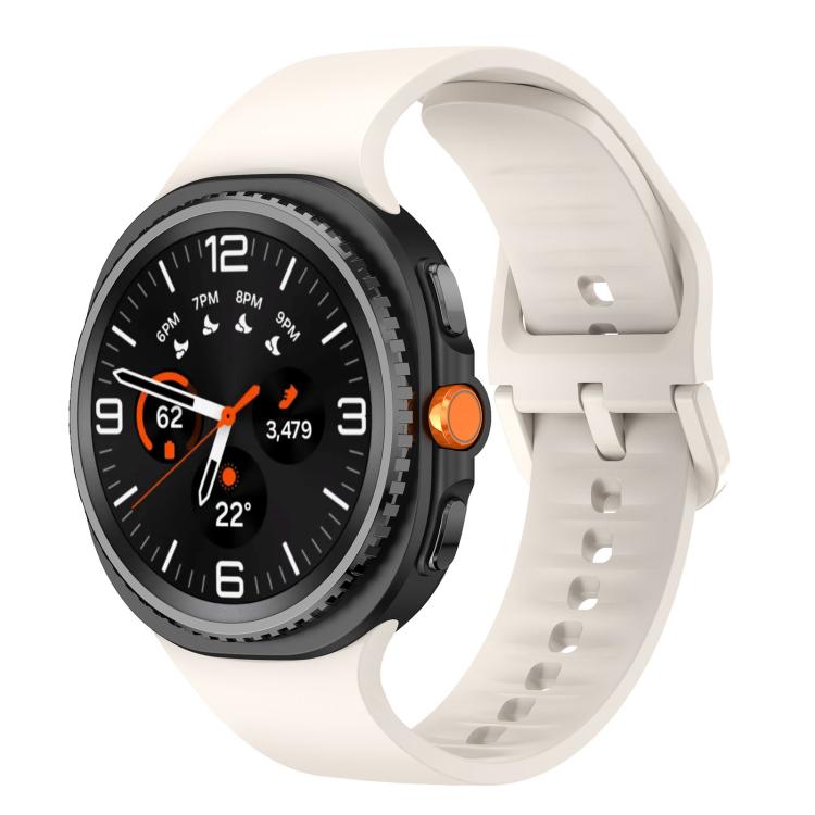 フラット単色シリコンウォッチバンド、Samsung Galaxy Watch8 / Watch8 Classic用