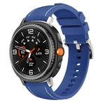 シリコンハイブリッドレザースキンウォッチバンド、Samsung Galaxy Watch8 / Watch8 Classic用