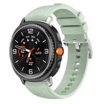シリコンハイブリッドレザースキンウォッチバンド、Samsung Galaxy Watch8 / Watch8 Classic用