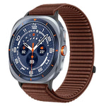 織りナイロンフック＆ループファスナーメタルインターフェースウォッチバンド、Samsung Galaxy Watch Ultra 47mm / Ultra 2025用