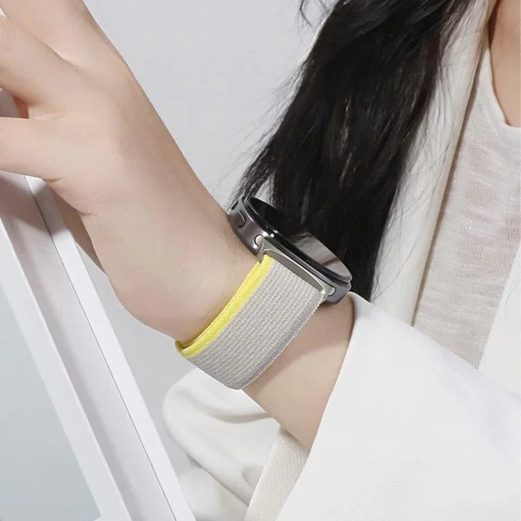 ワイルドパスループナイロンフック＆ループファスナーワッチバンド、Samsung Galaxy Watch8 / Watch8 Classic用