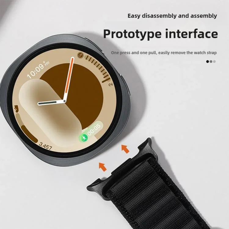 アルパインループナイロンウォッチバンド、Samsung Galaxy Watch8 / Watch8 Classic用