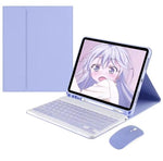 着脱式マグネットBluetoothキーボードタブレットケース マウス付き、iPad 2025用、iPad 2022用