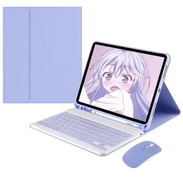 着脱式マグネットBluetoothキーボードタブレットケース マウス付き、iPad 2025用、iPad 2022用