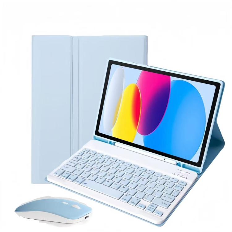 着脱式マグネットBluetoothキーボードタブレットケース マウス付き、iPad 2025用、iPad 2022用
