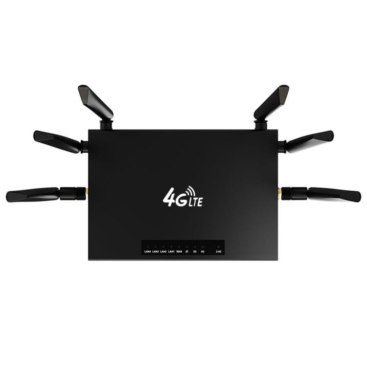 ED128-L 300Mbps 無線WiFi ホームオフィス SIMカード 米国版 4G LTE 工業用ルーター USプラグ EUプラグ