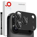 NORTHJO マットカメラレンズメタルプロテクター強化ガラスリアレンズフィルム、iPhone 17 Pro Max用、iPhone 17 Pro用
