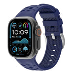 タイヤテクスチャー二色シリコン時計バンド、Apple Watch 46mm / 49mm / 45mm / 44mm用、Apple Watch 42mm / 41mm / 40mm / 38mm用