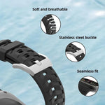 タイヤテクスチャー二色シリコン時計バンド、Apple Watch 46mm / 49mm / 45mm / 44mm用、Apple Watch 42mm / 41mm / 40mm / 38mm用