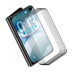 5pcs ENKAY Thickened Glue No White Edge High Aluminum-silicon Tempered Glass Film, For iPhone Fold Outer Screen, For iPhone 18 Pro, For iPhone 18 Pro Max, For iPhone 17 Pro Max, For iPhone 17 Pro, For iPhone 17, For iPhone Air