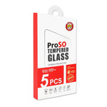 5pcs ENKAY Thickened Glue No White Edge High Aluminum-silicon Tempered Glass Film, For iPhone Fold Outer Screen, For iPhone 18 Pro, For iPhone 18 Pro Max, For iPhone 17 Pro Max, For iPhone 17 Pro, For iPhone 17, For iPhone Air